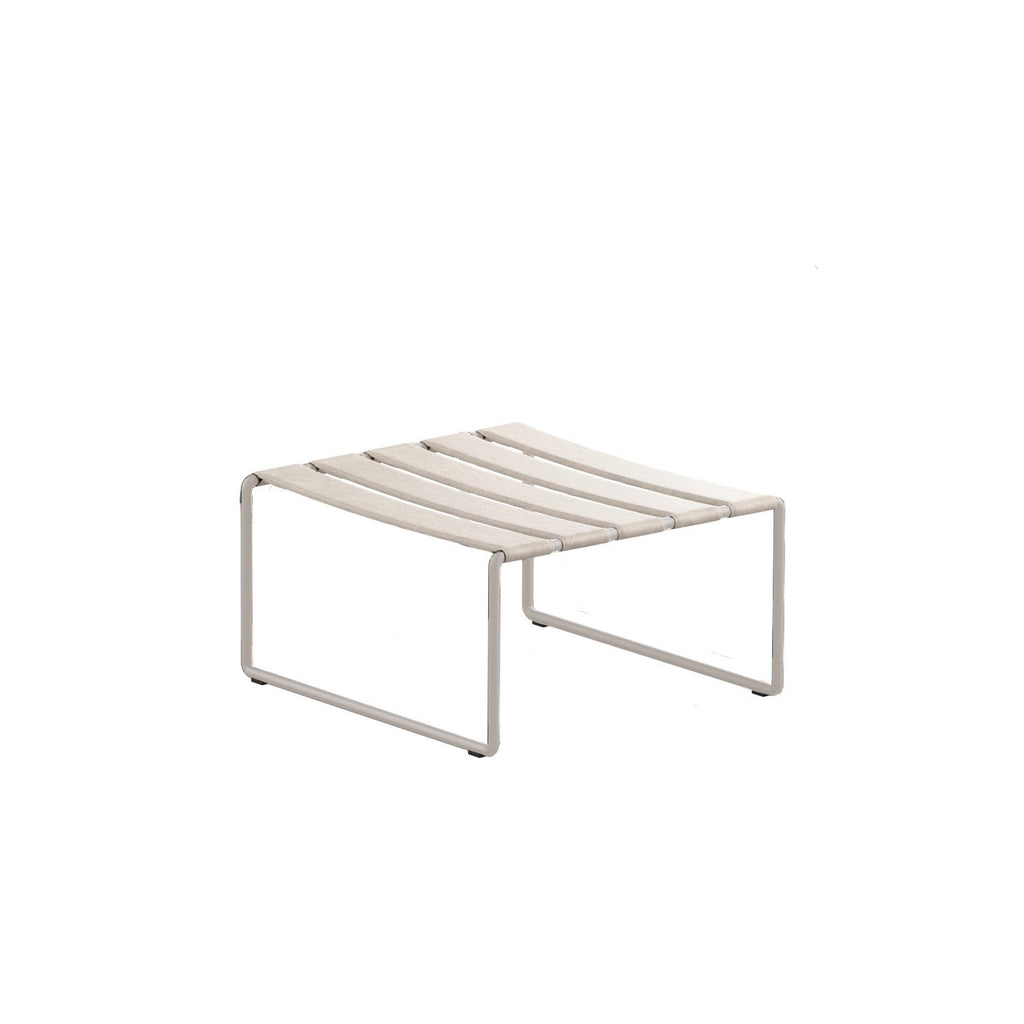Strappy foot stool