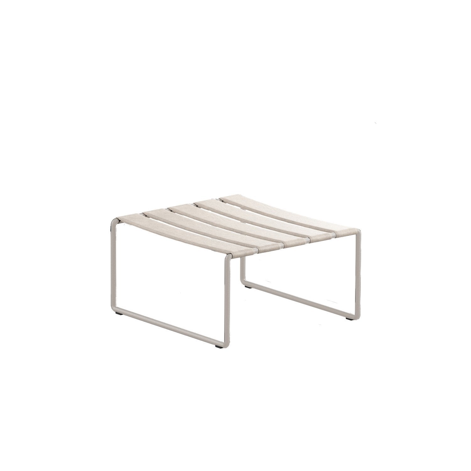 Strappy foot stool