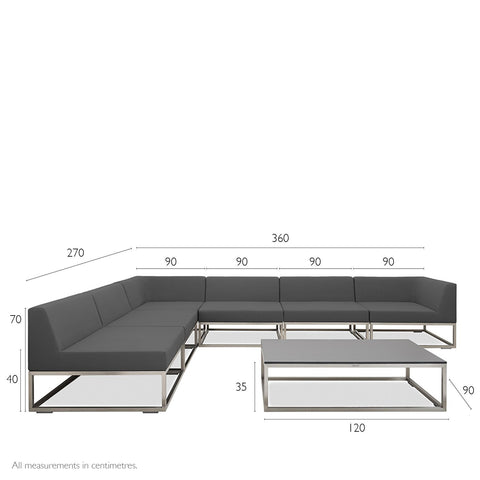 Latitude Sofa Set Five