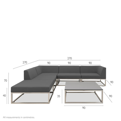 Latitude Sofa Set Four