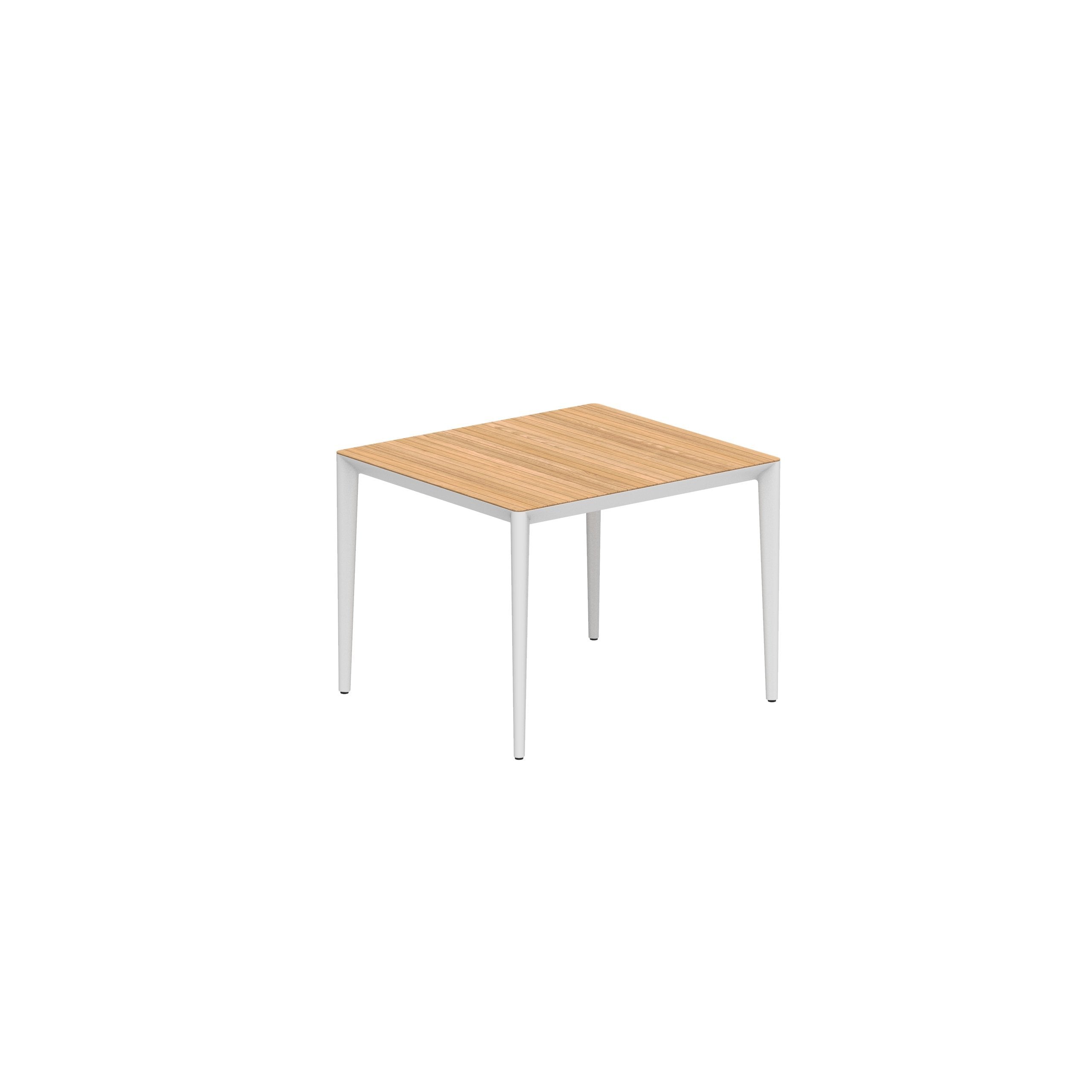 U-nite Square Teak Tables