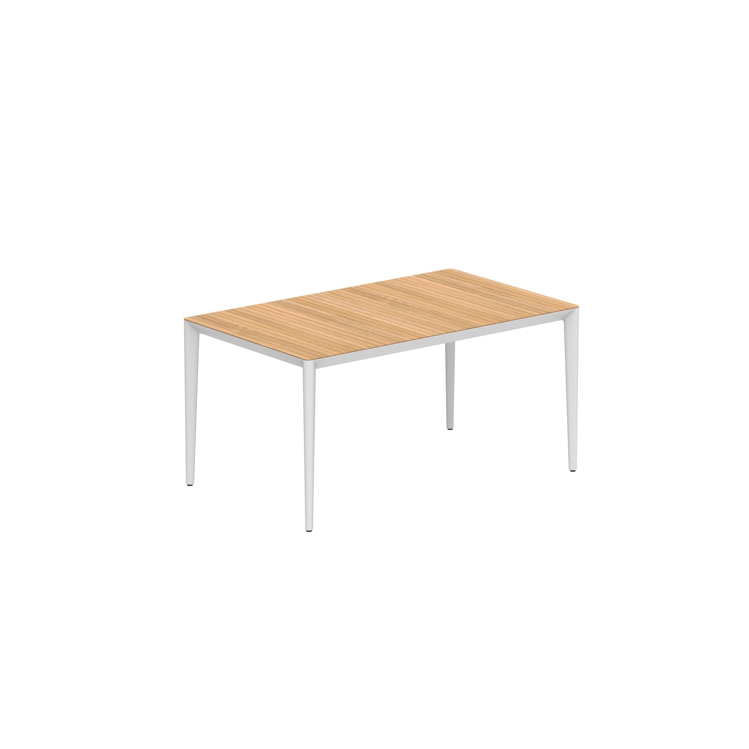 U-nite Rectangular Teak Tables