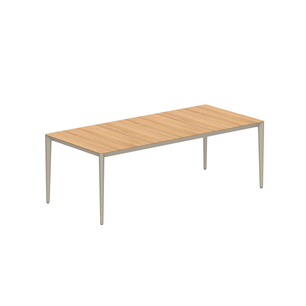 U-nite Rectangular Teak Tables