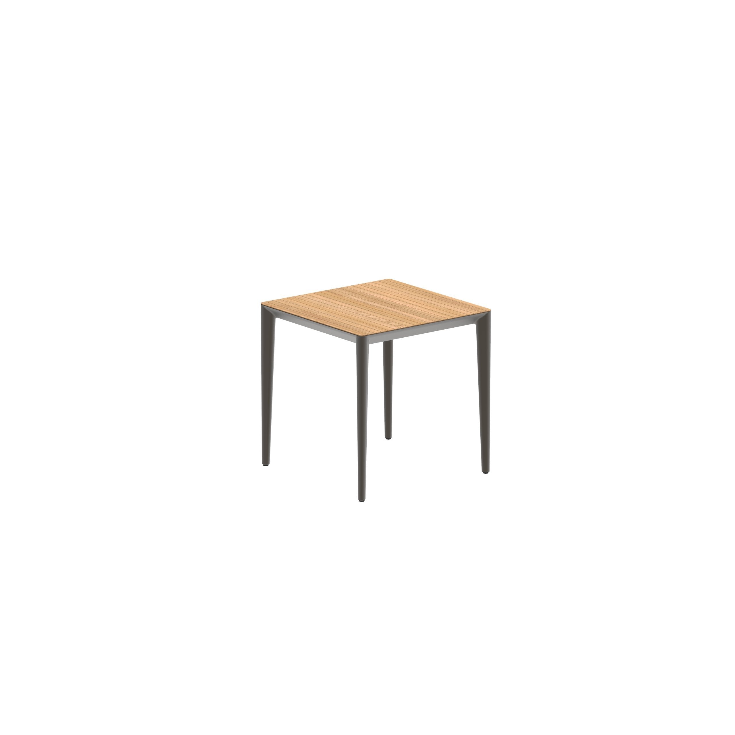 U-nite Square Teak Tables