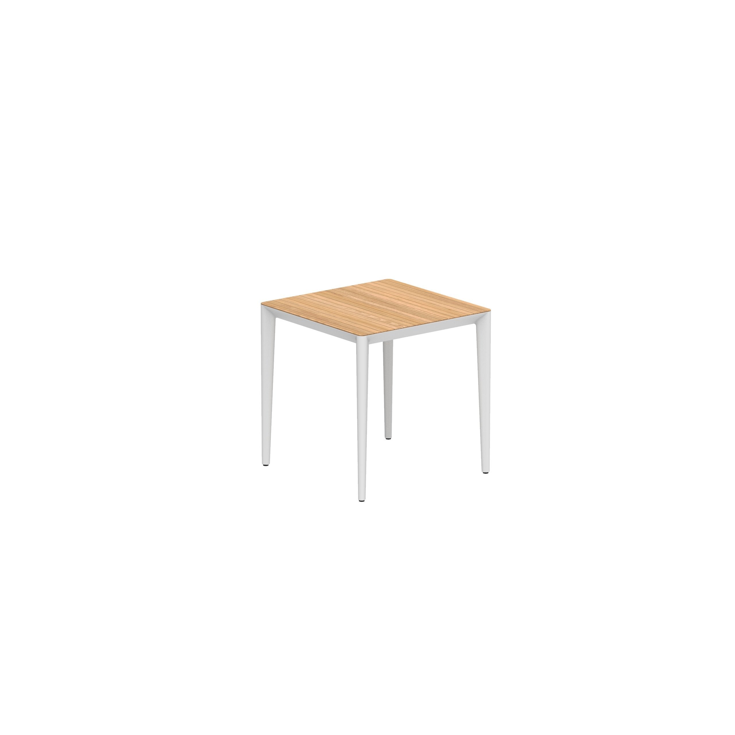 U-nite Square Teak Tables