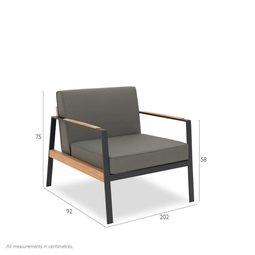 California Armchair dimensions
