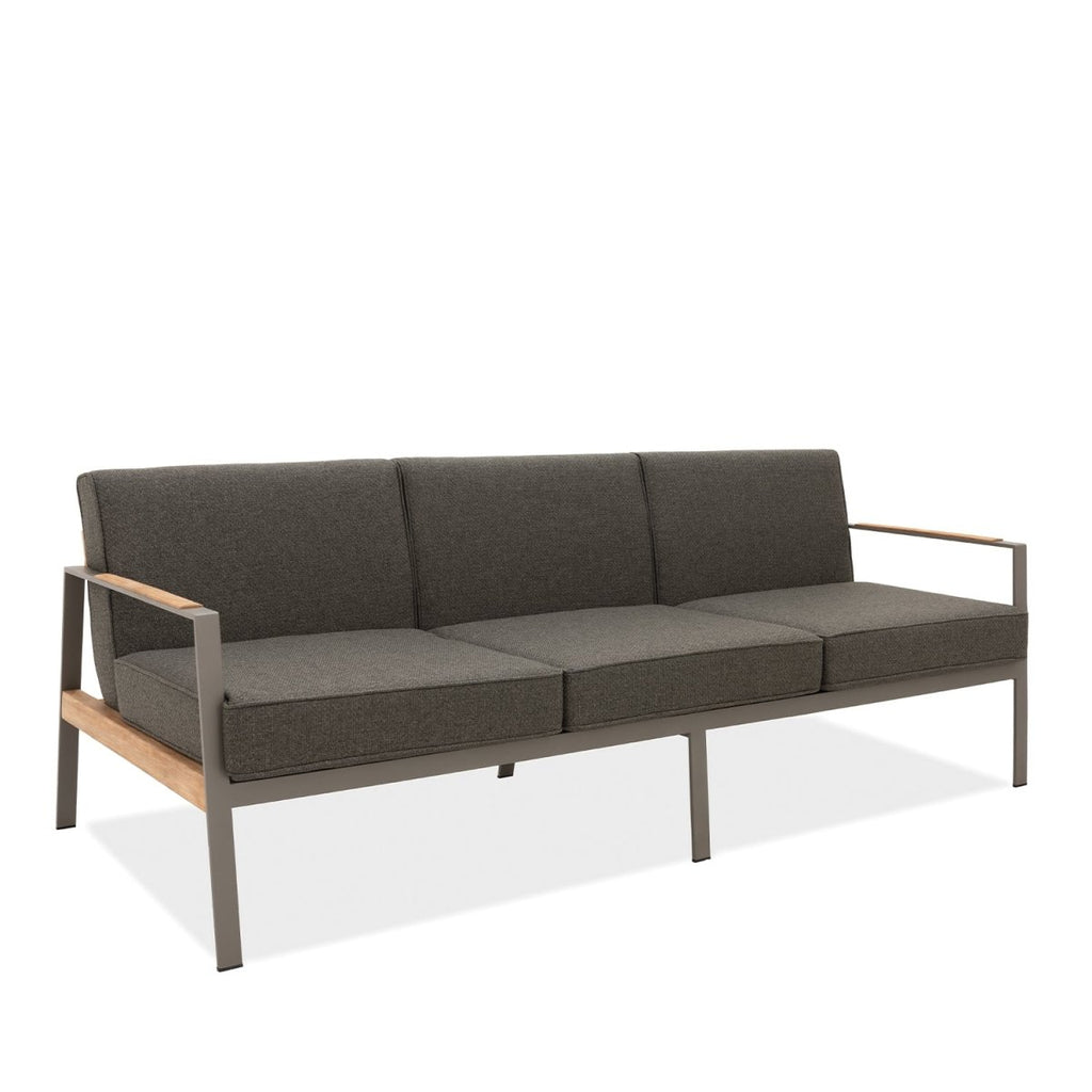 California Three Seat Sofa - Smoke Frame