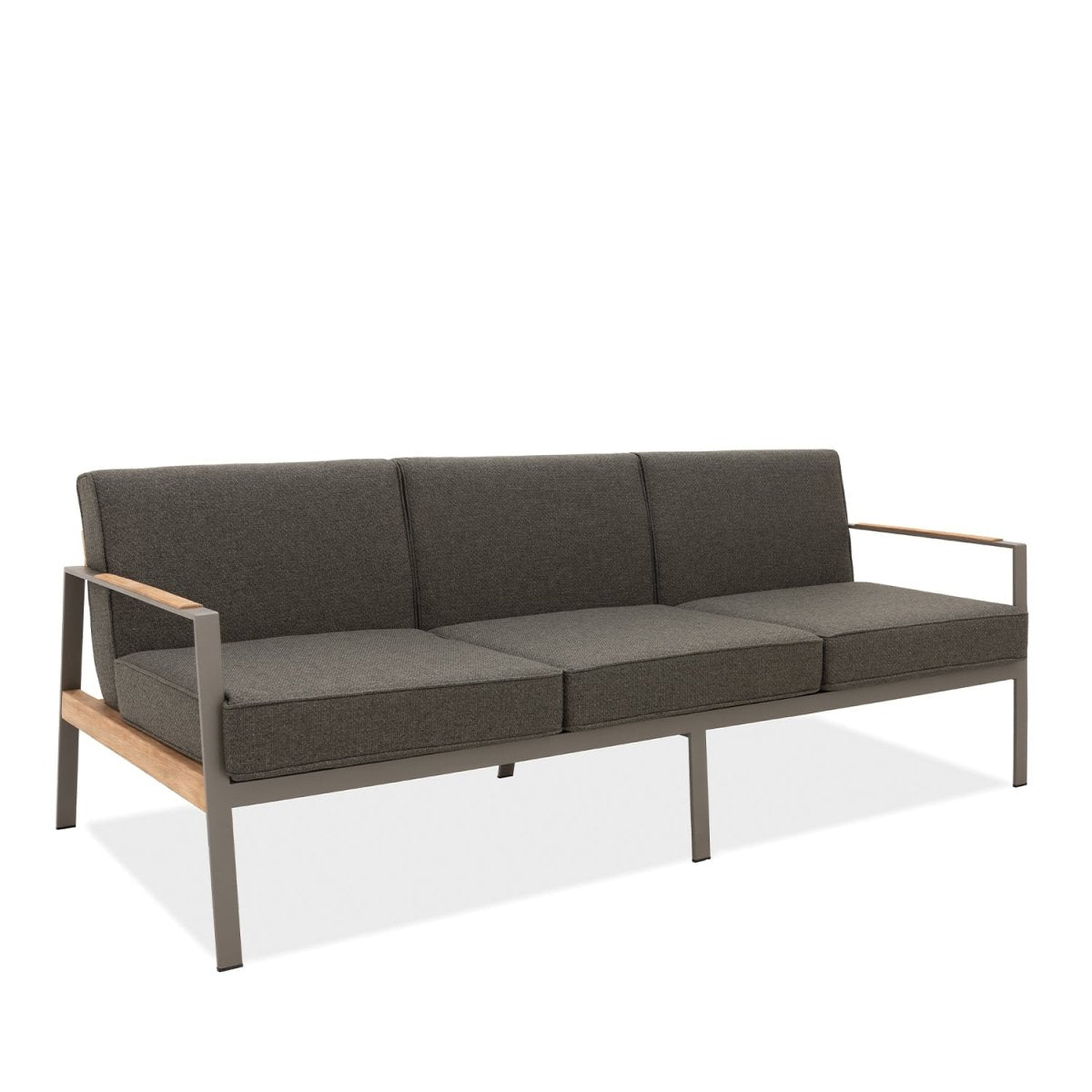 California Three Seat Sofa - Smoke Frame