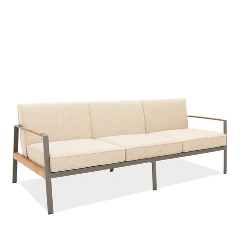California Three Seat Sofa - Smoke Frame