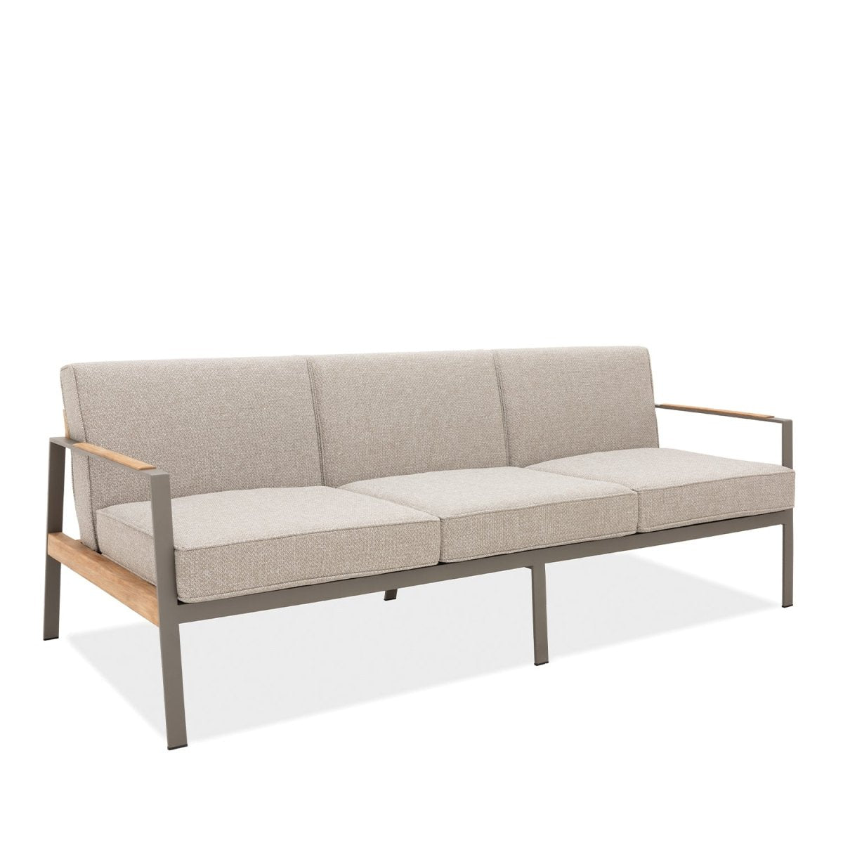 California Three Seat Sofa - Smoke Frame