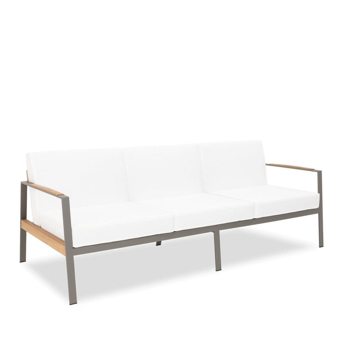 California Three Seat Sofa - Smoke Frame