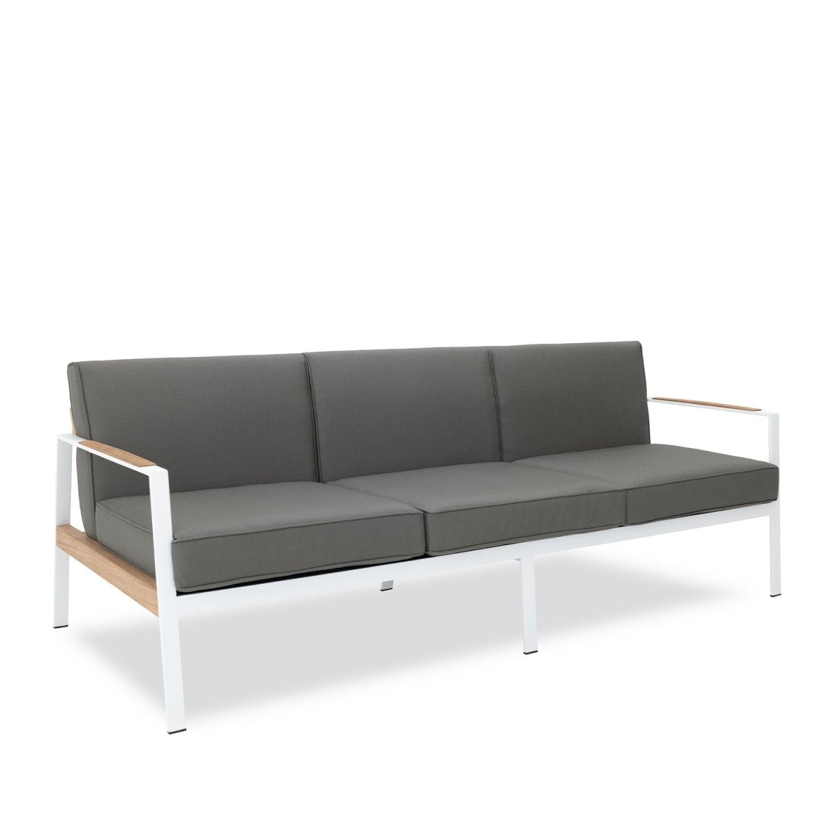 California Three Seat Sofa - White Frame