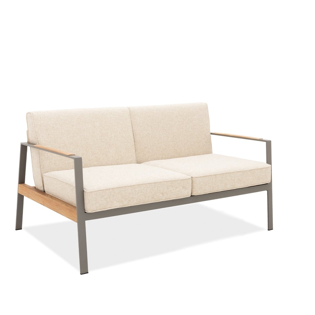 California Two Seat Sofa - Smoke Frame