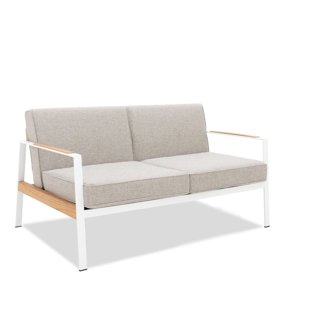 California Two Seat Sofa - White Frame