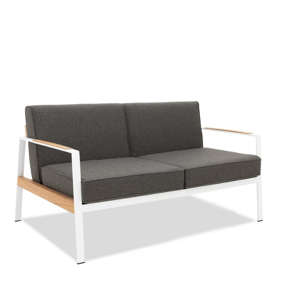 California Two Seat Sofa - White Frame