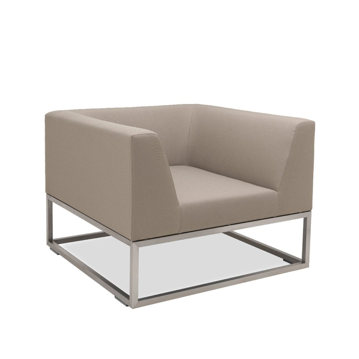 Latitude Lounge Chair - Taupe Fabric
