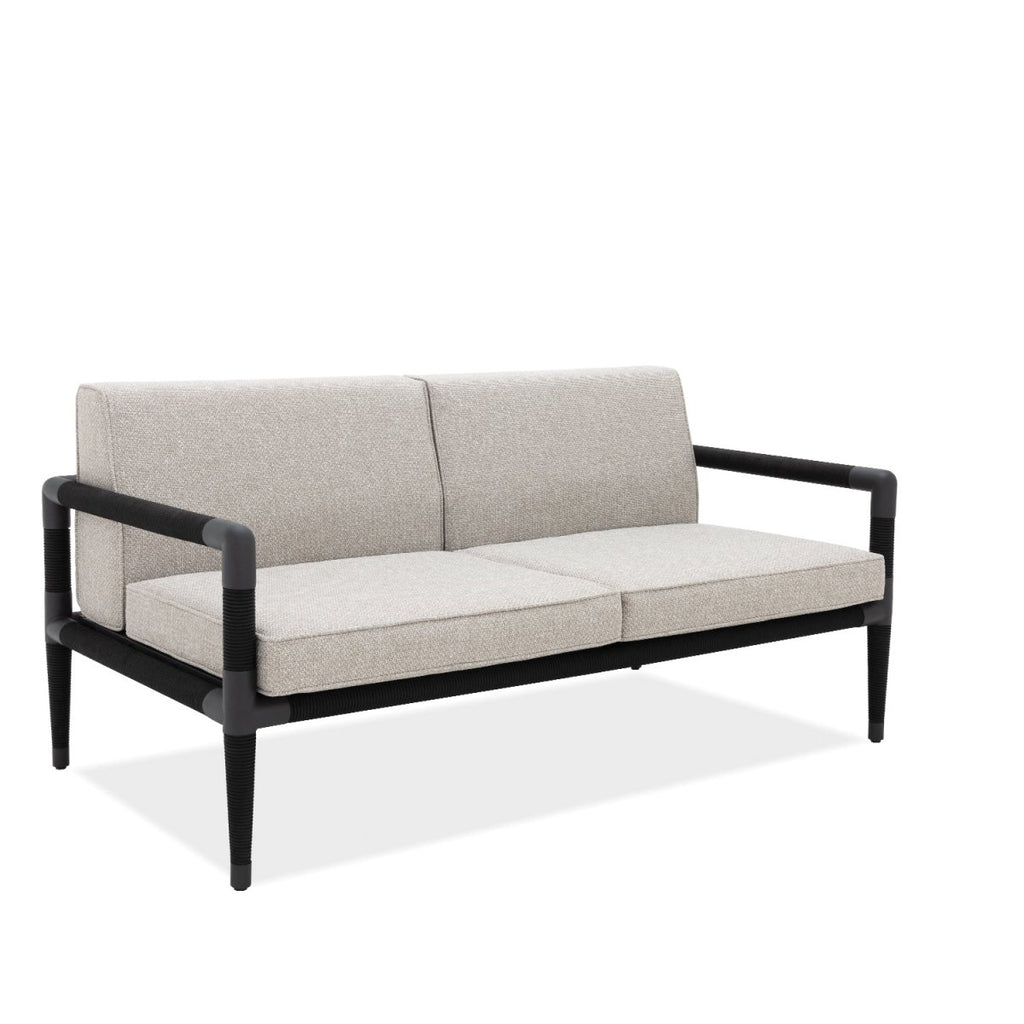 Marina 2 Seat Sofa - Black Rope