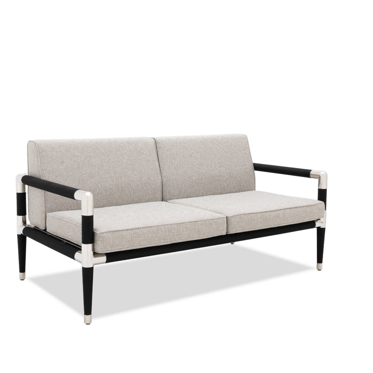 Marina 2 Seat Sofa - Black Rope