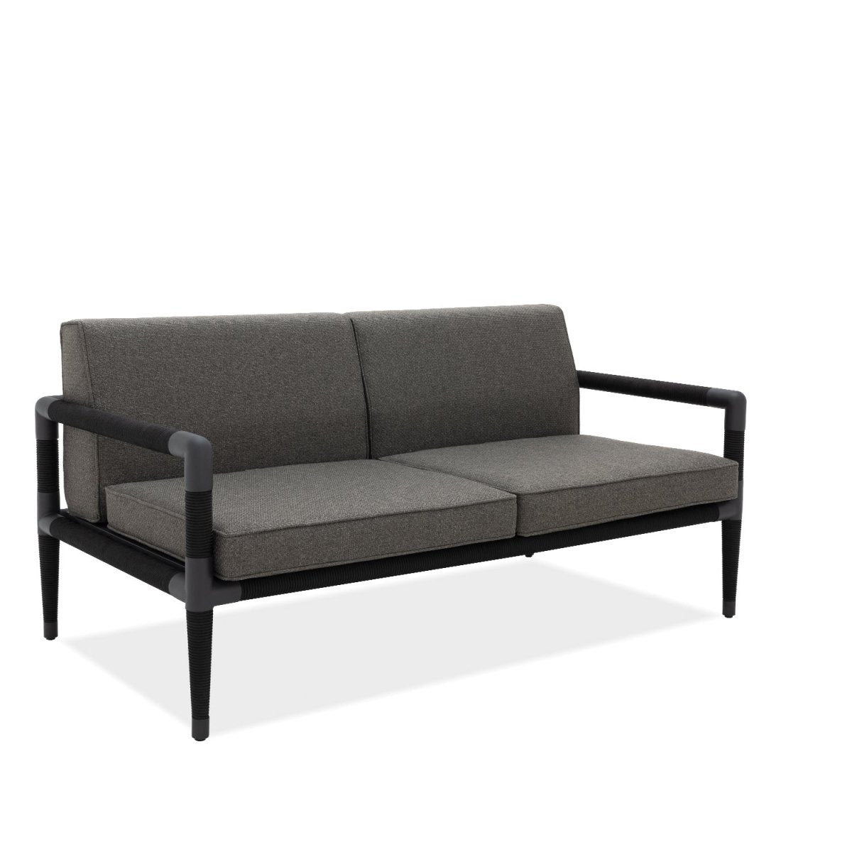 Marina 2 Seat Sofa - Black Rope