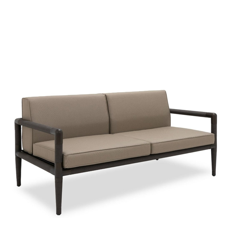 Marina 2 Seat Sofa - Espresso Rope