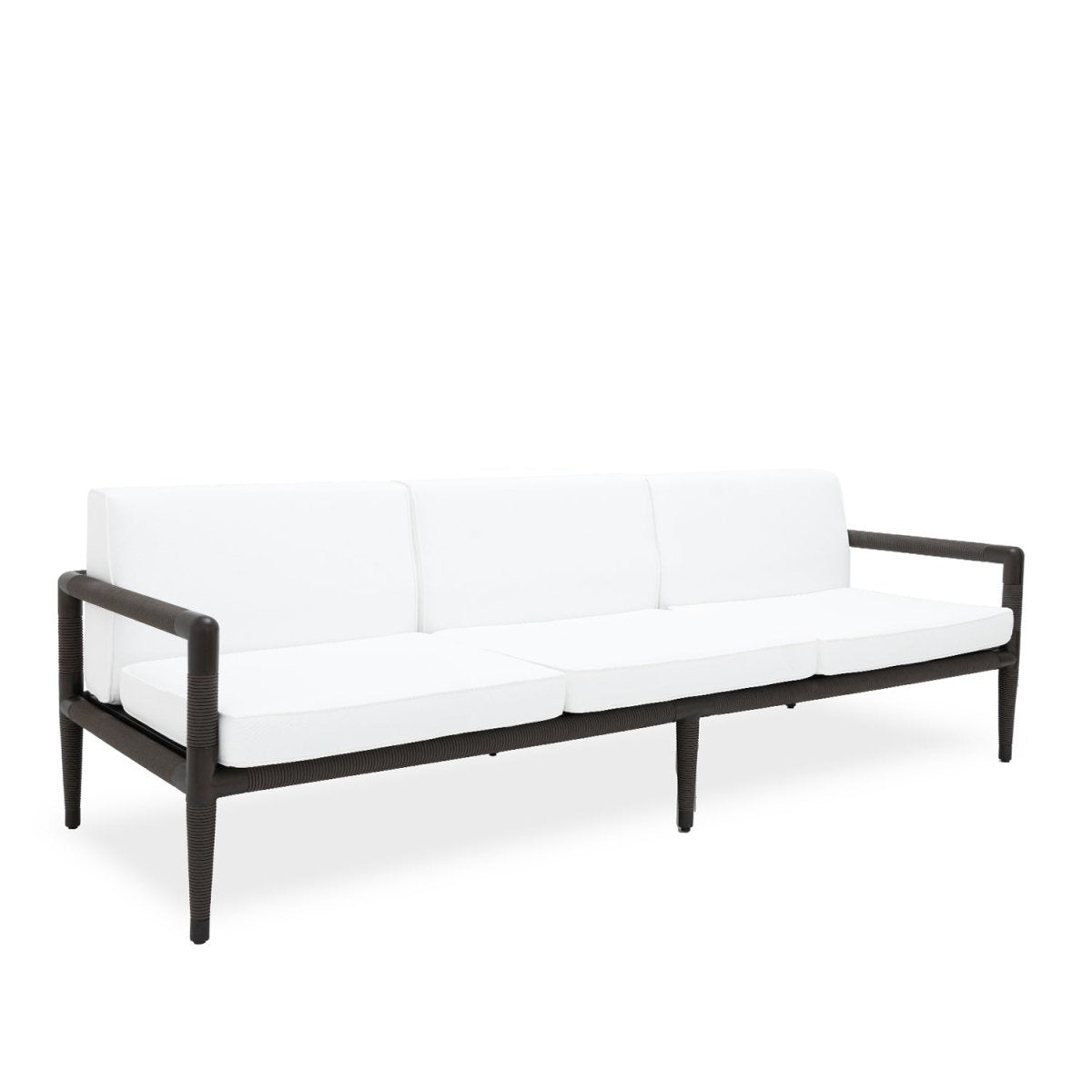 Marina 3 Seat Sofa - Espresso Rope