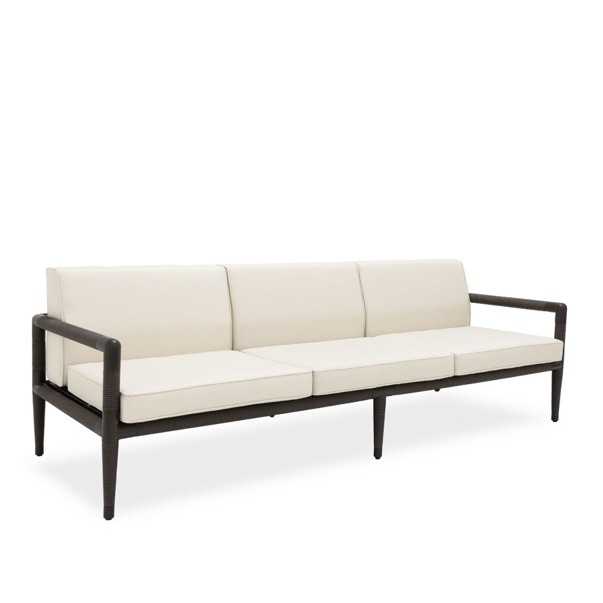 Marina 3 Seat Sofa - Espresso Rope
