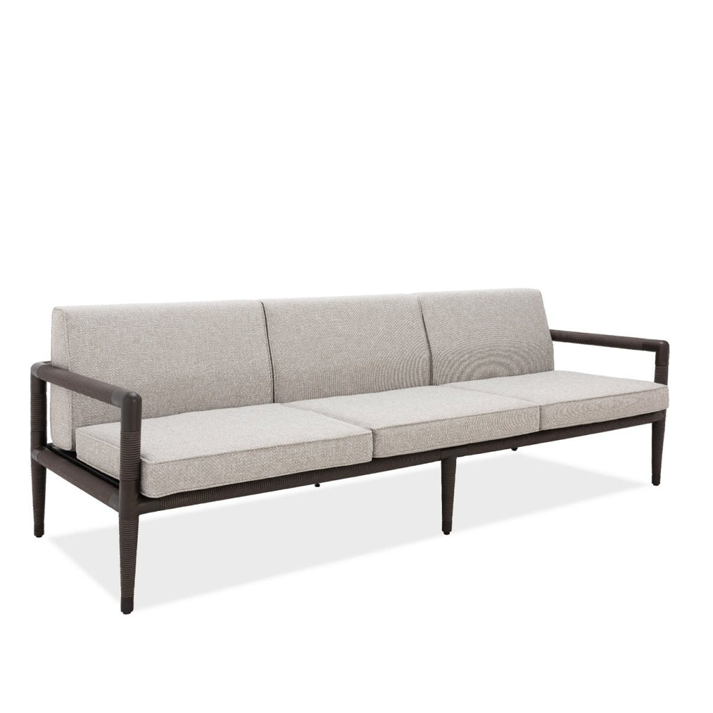 Marina 3 Seat Sofa - Espresso Rope