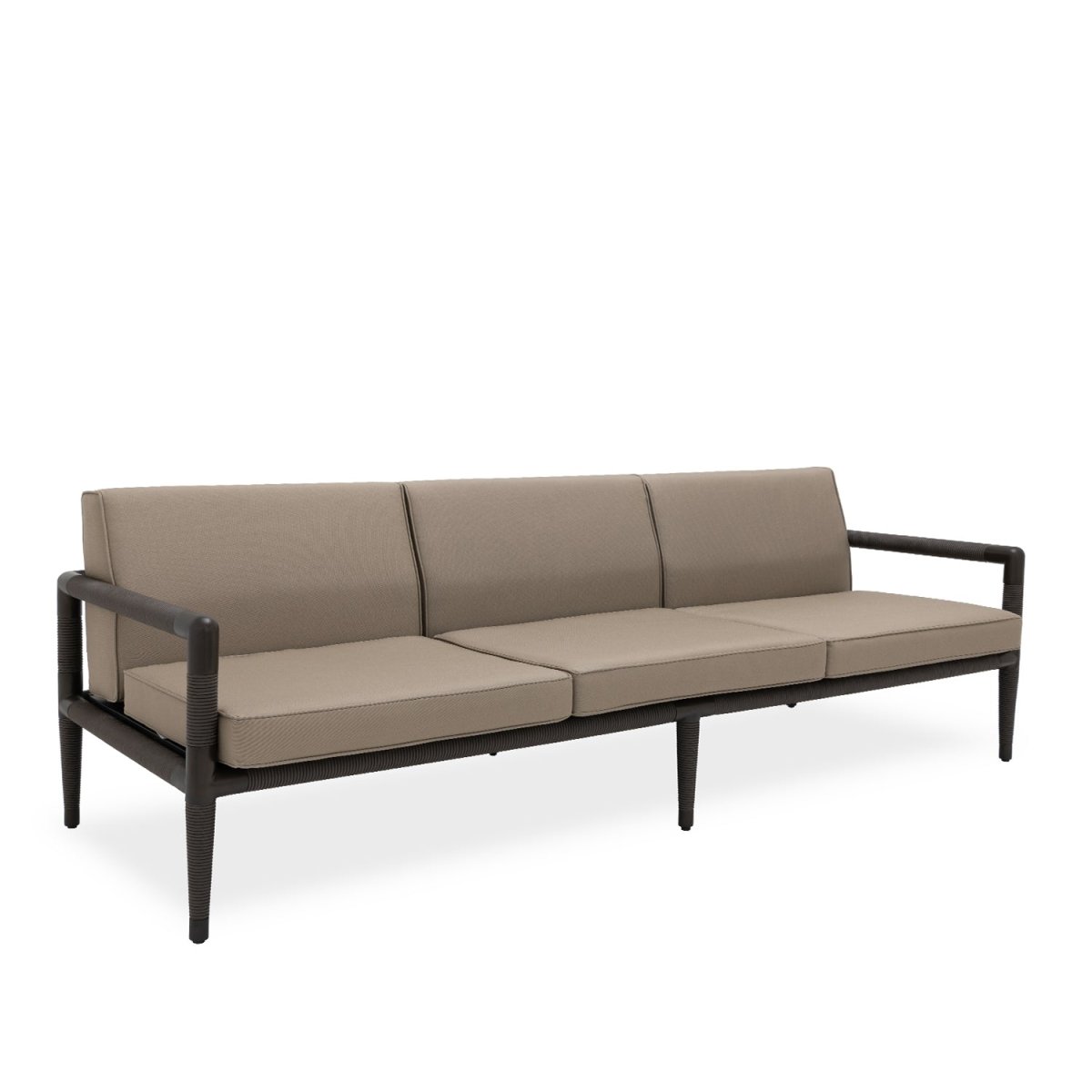 Marina 3 Seat Sofa - Espresso Rope
