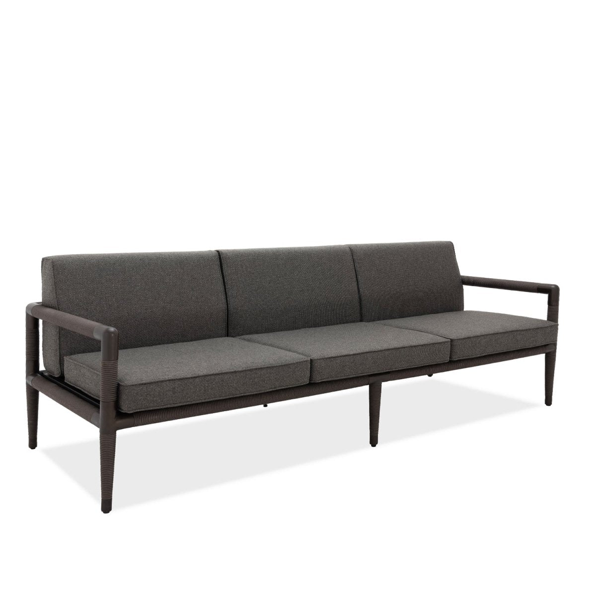 Marina 3 Seat Sofa - Espresso Rope