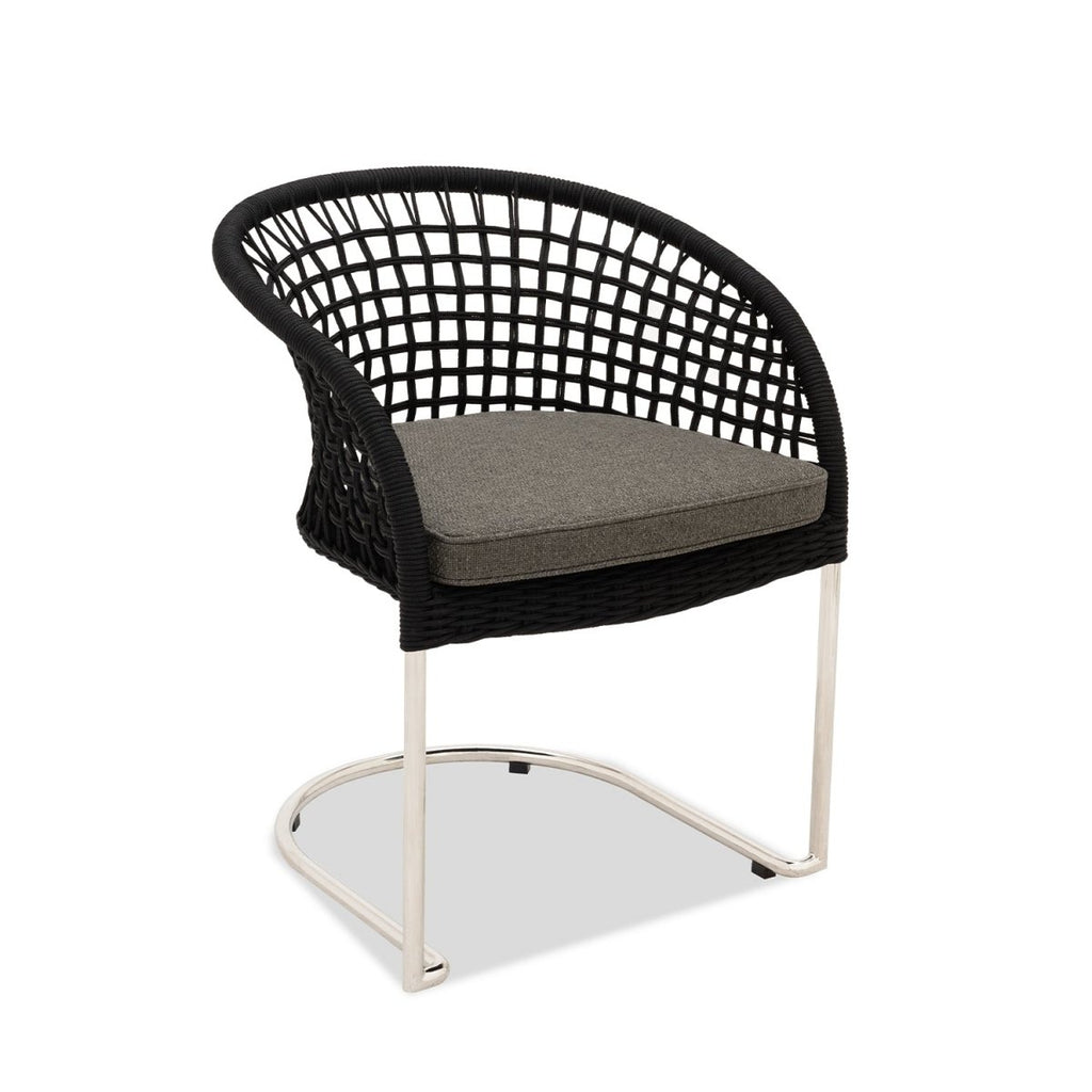 Marina Curve Chair - Black Rope
