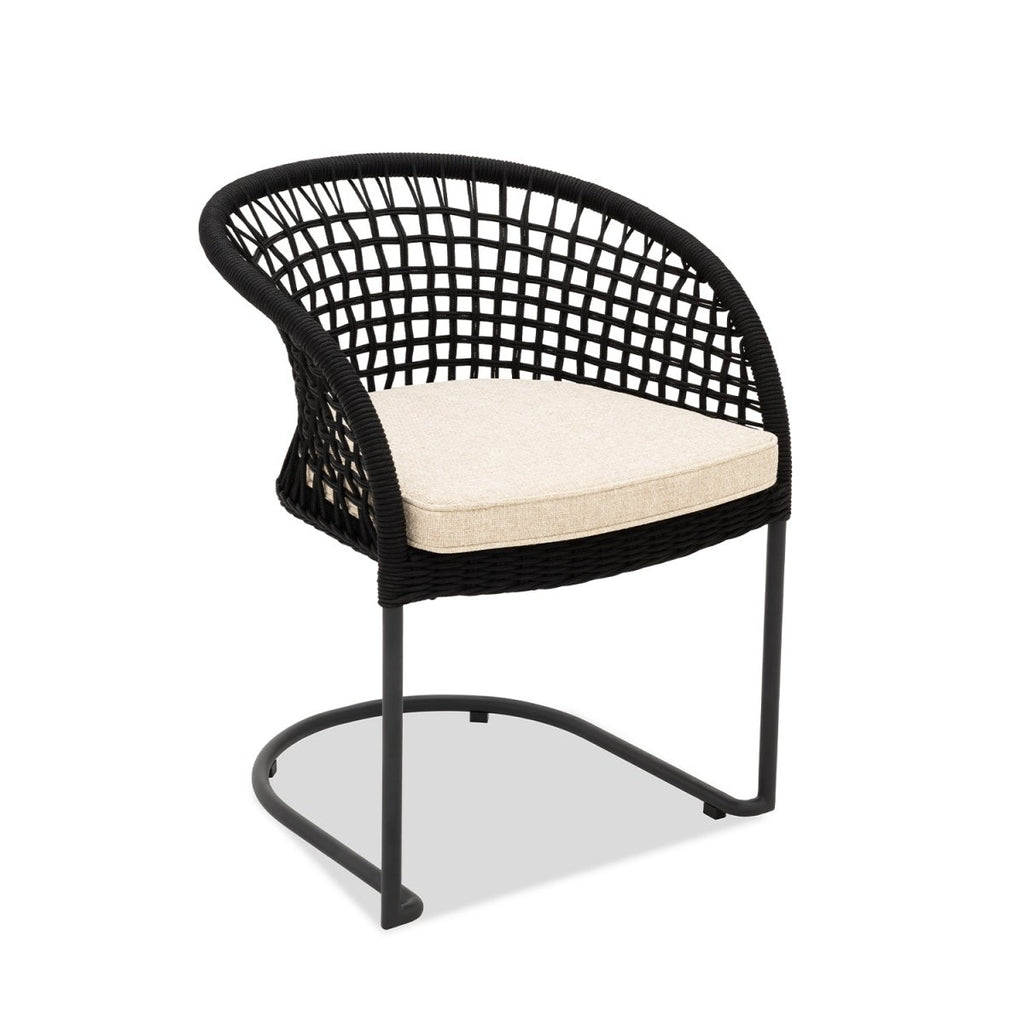 Marina Curve Chair - Black Rope