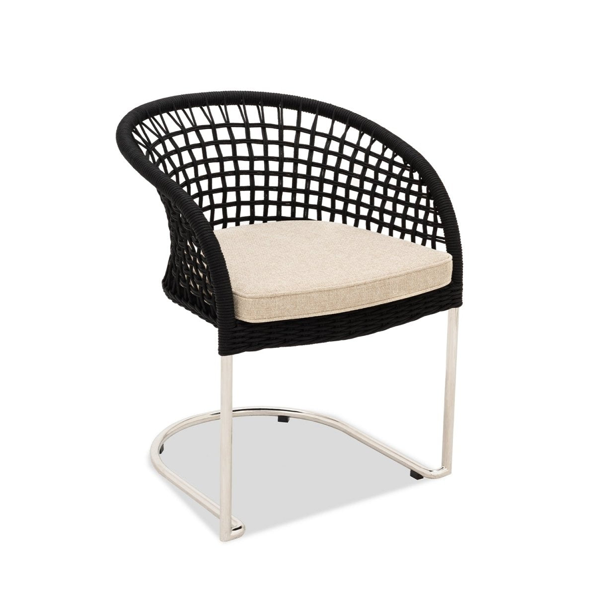 Marina Curve Chair - Black Rope