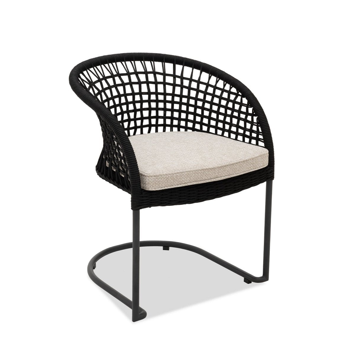 Marina Curve Chair - Black Rope