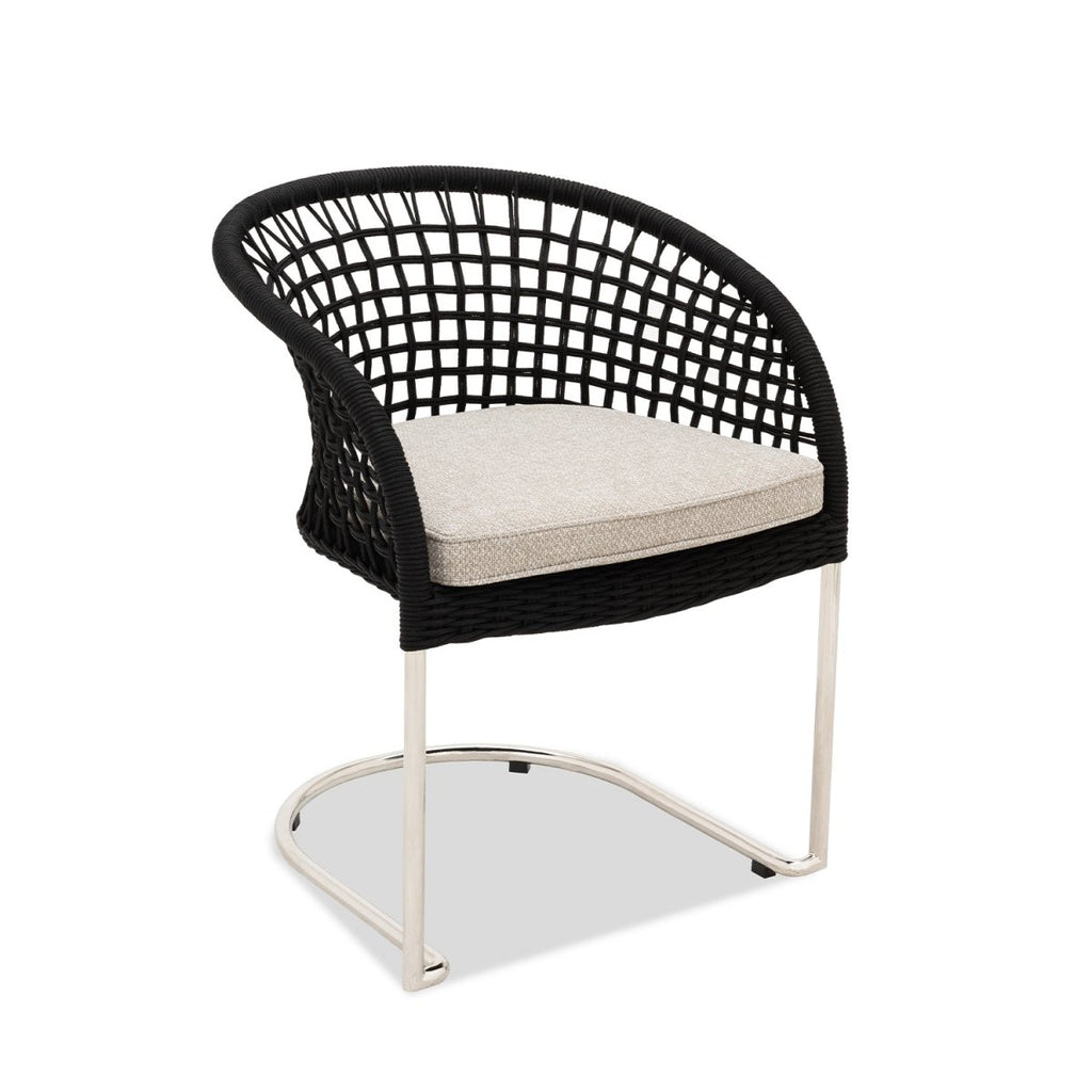 Marina Curve Chair - Black Rope