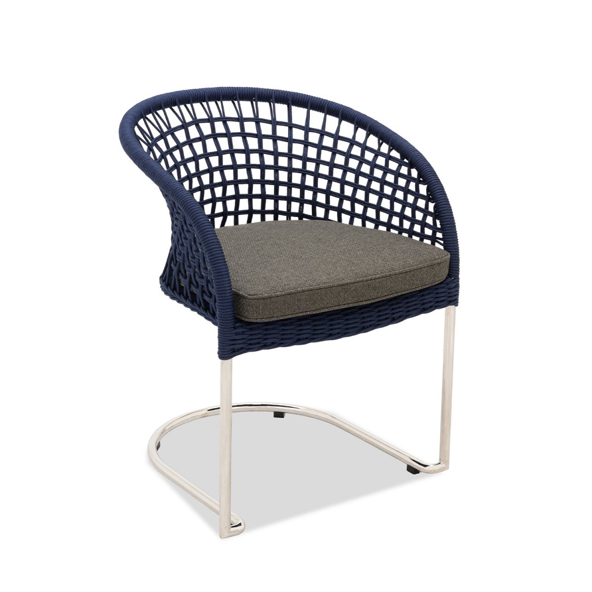 Marina Curve Chair - Blue Rope