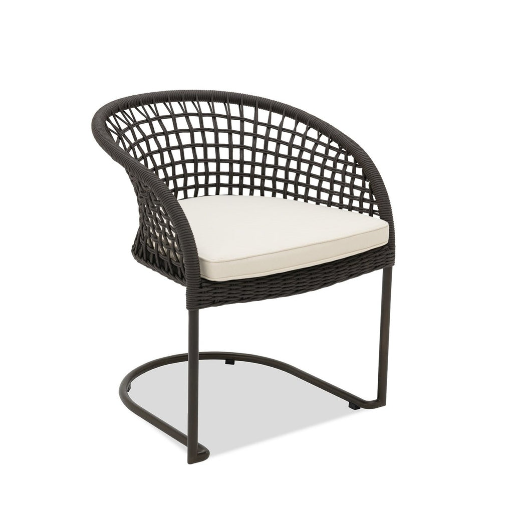 Marina Curve Chair - Espresso Rope