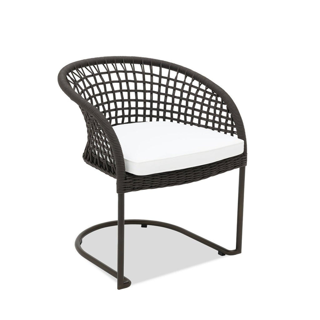 Marina Curve Chair - Espresso Rope