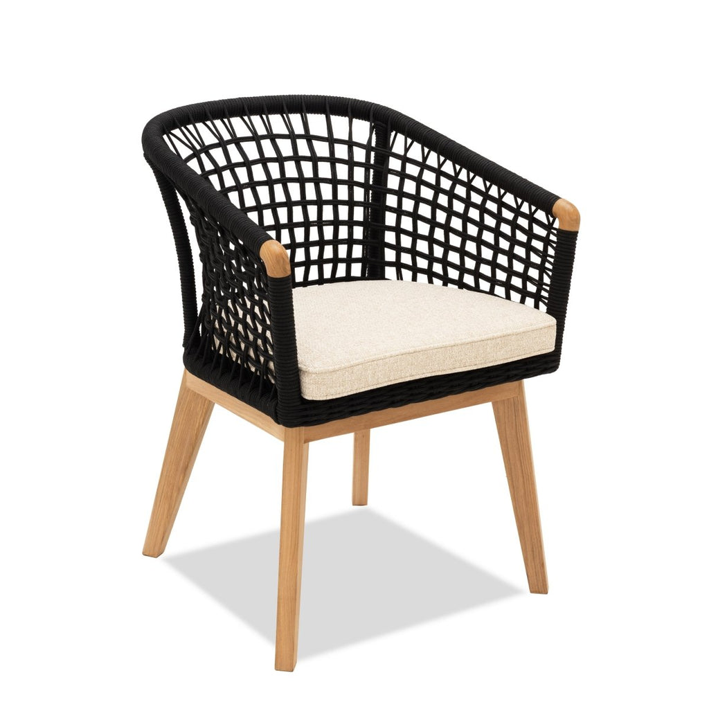 Pimlico Club Dining | Carver Chair Black Rope