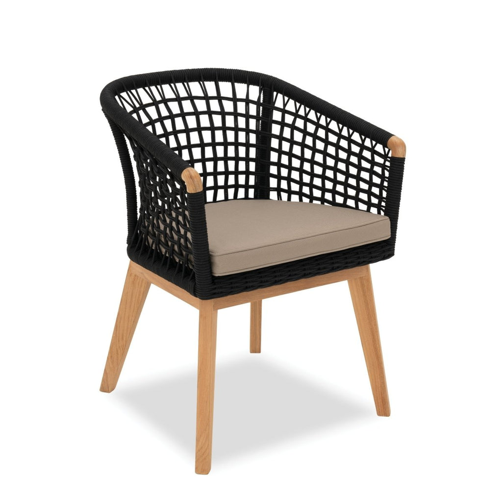 Pimlico Club Dining | Carver Chair Black Rope