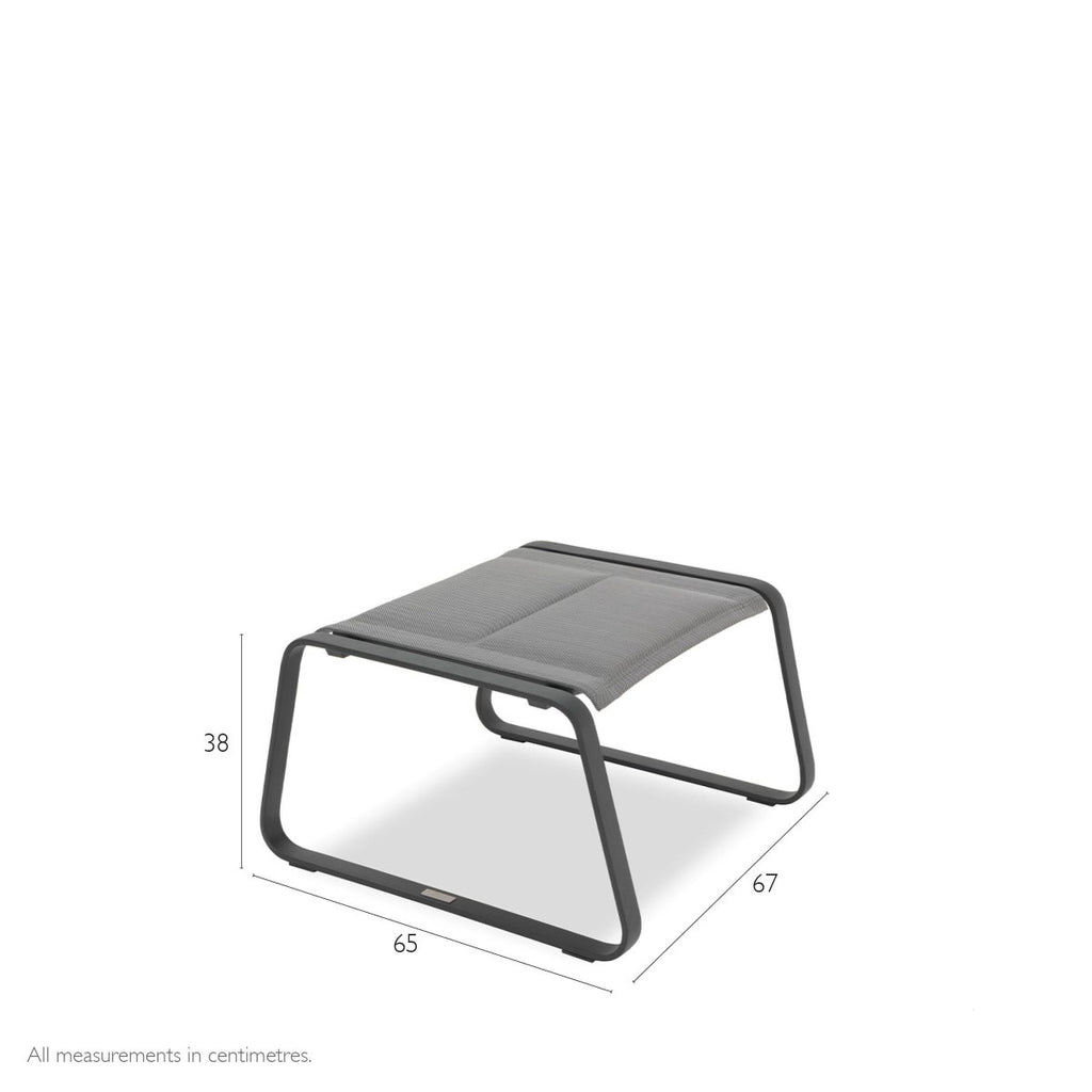 Plaza Powder-coated Footstool